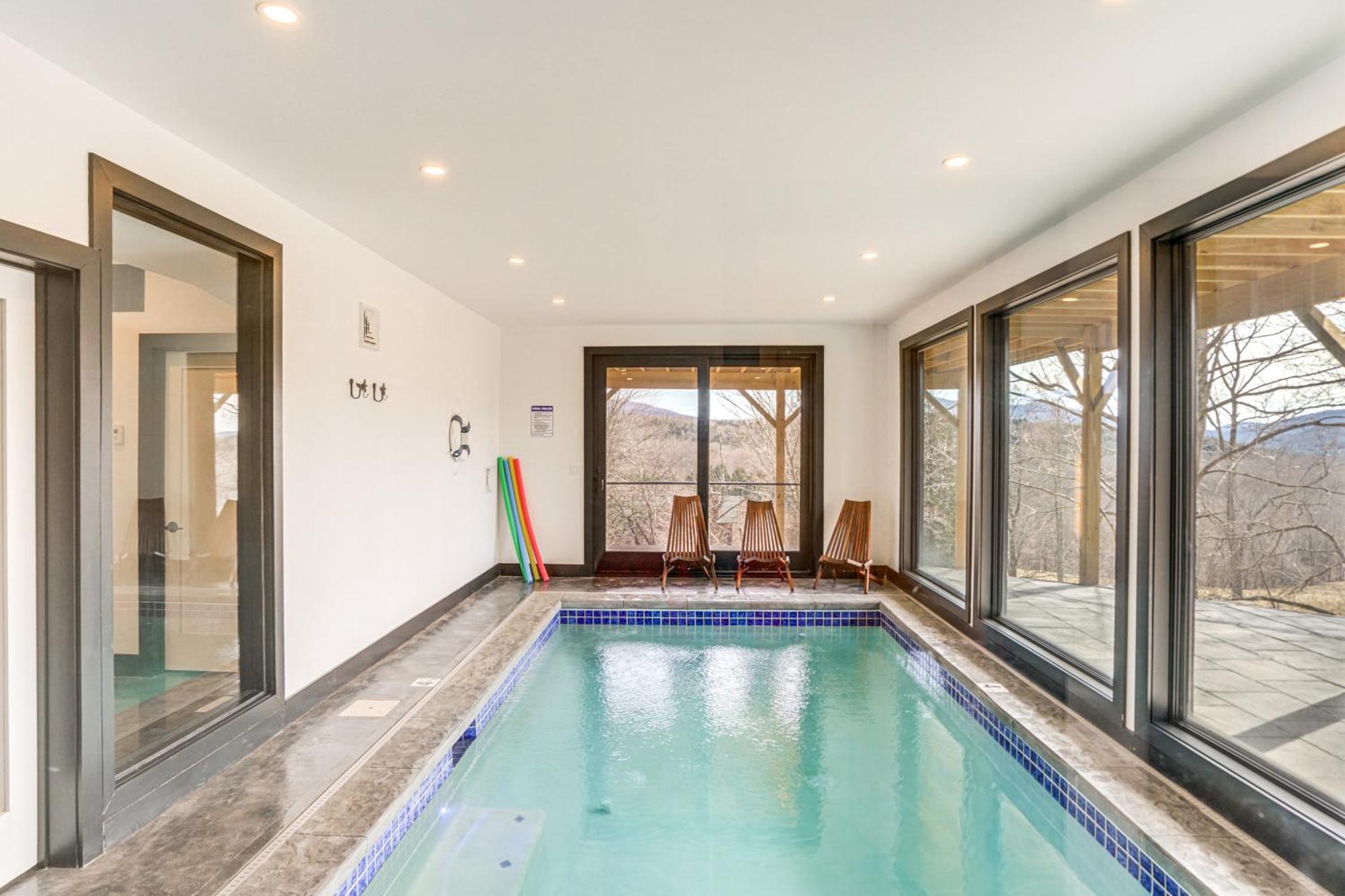Custom Windham Mtn Villa With Pool, Theater And Views! Eksteriør billede